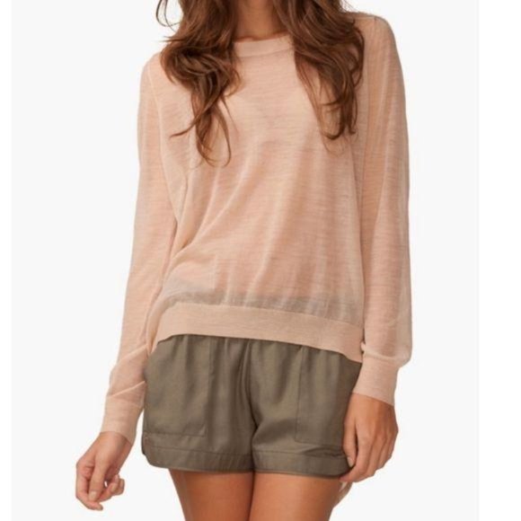 Joie Tops - Joie Jasleen Long Sleeve Sheer Top Medium